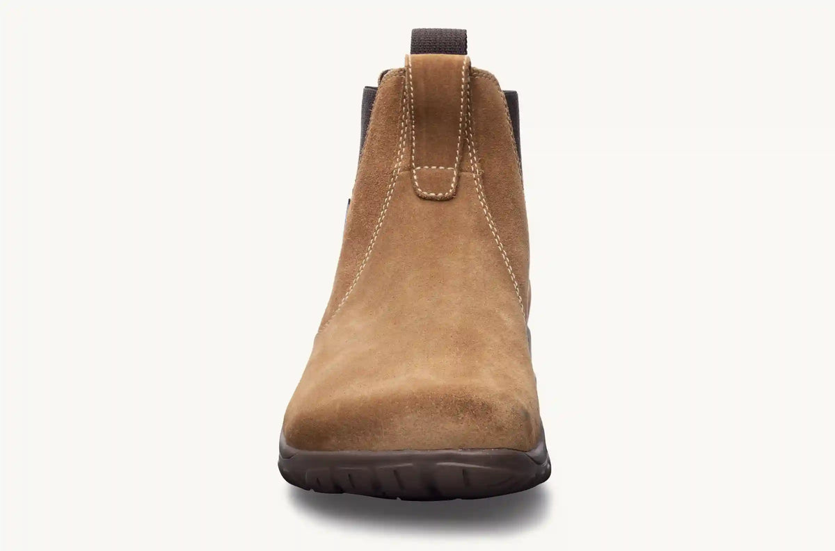 Men's Chelsea Suede Barefoot Boot